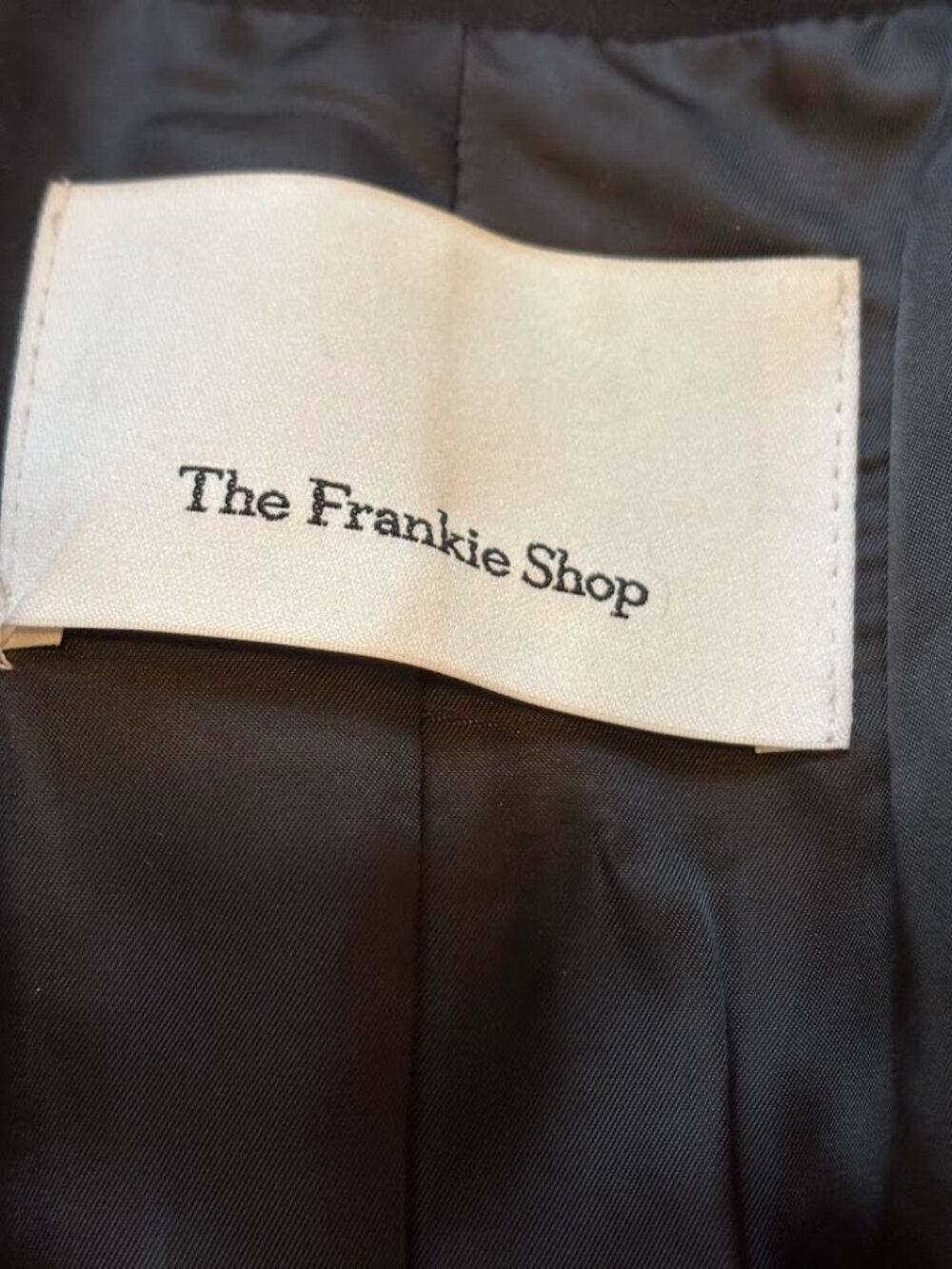 THE FRANKIE SHOP Oversized Boyfriend Black Blazer - Size Large - Picture 6 of 15